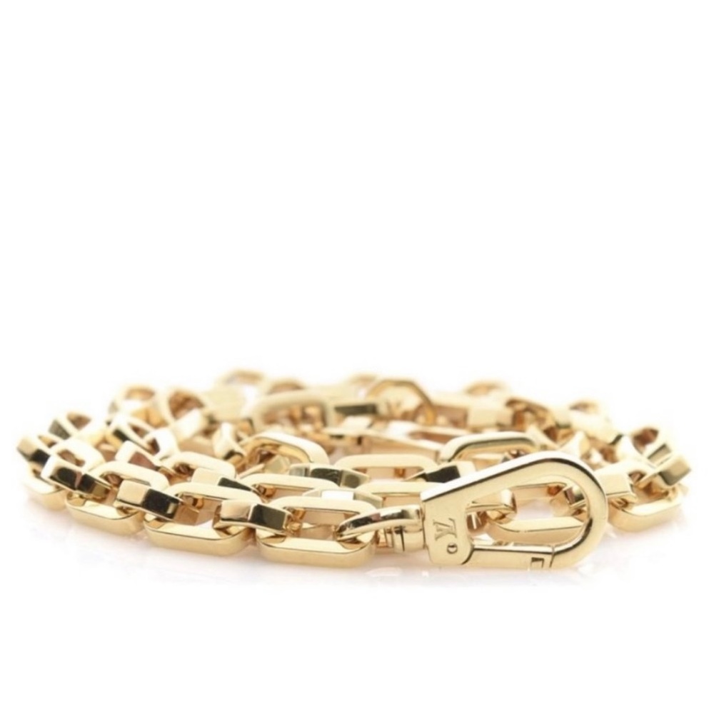 ❌SOLD❌Louis Vuitton Chunky Gold Tone Chain Strap
